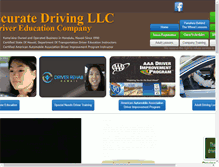 Tablet Screenshot of accuratedriving.com